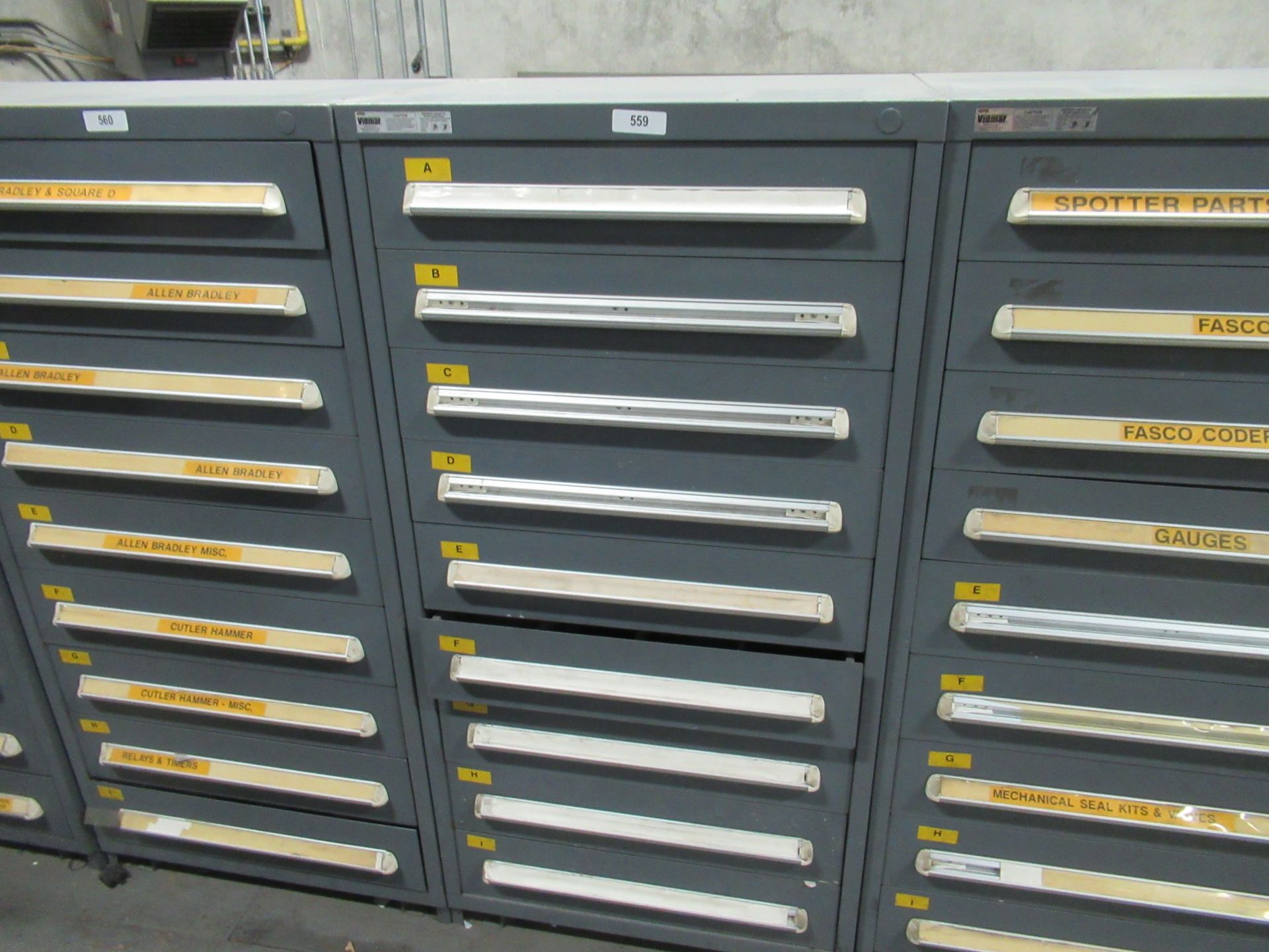 9-Drawer Parts Cabinet