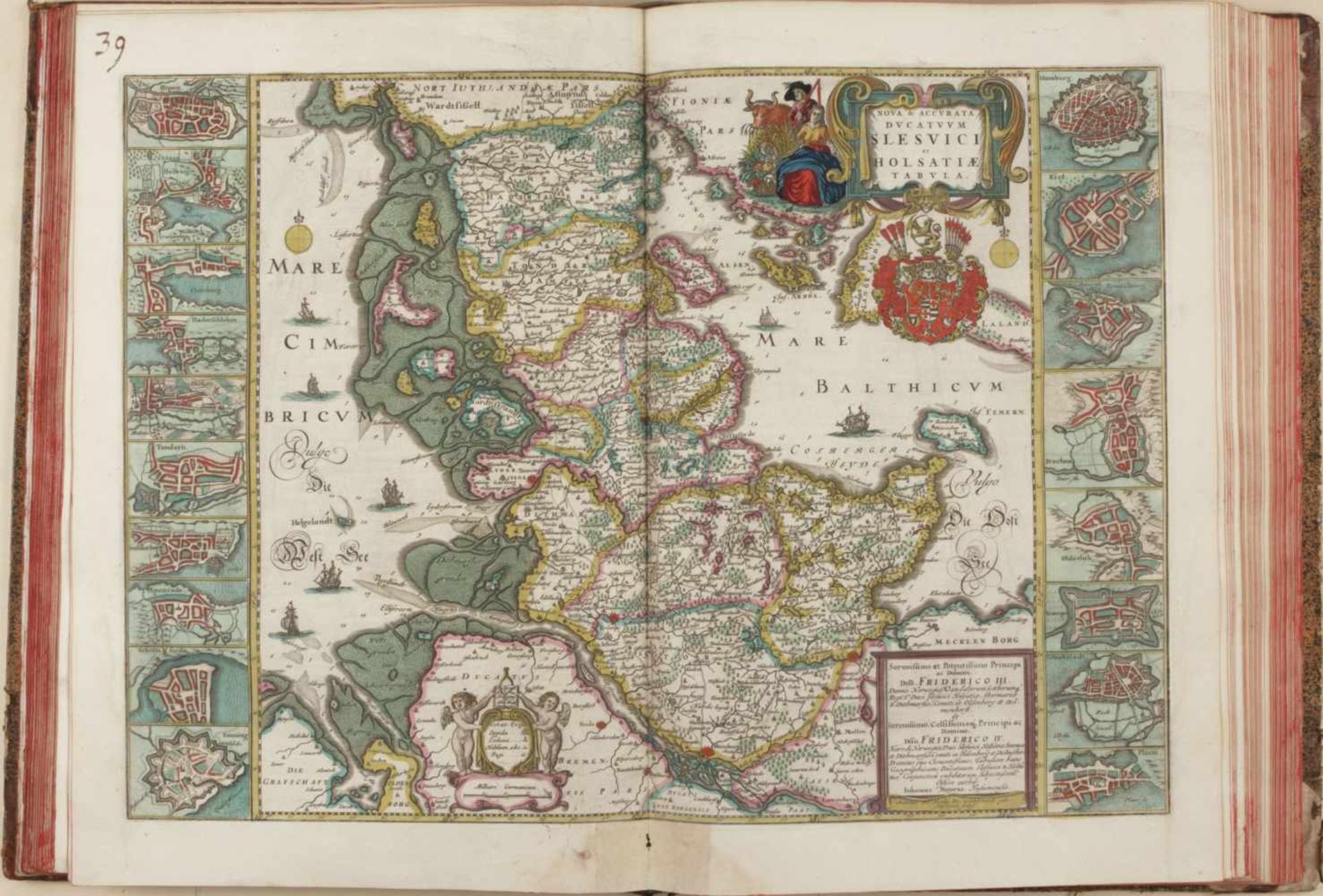 Blaeu, Ioan.Atlas Mayor o Geographia Blaviana (Tl. 3) quecontiene las cartas y descripciones de