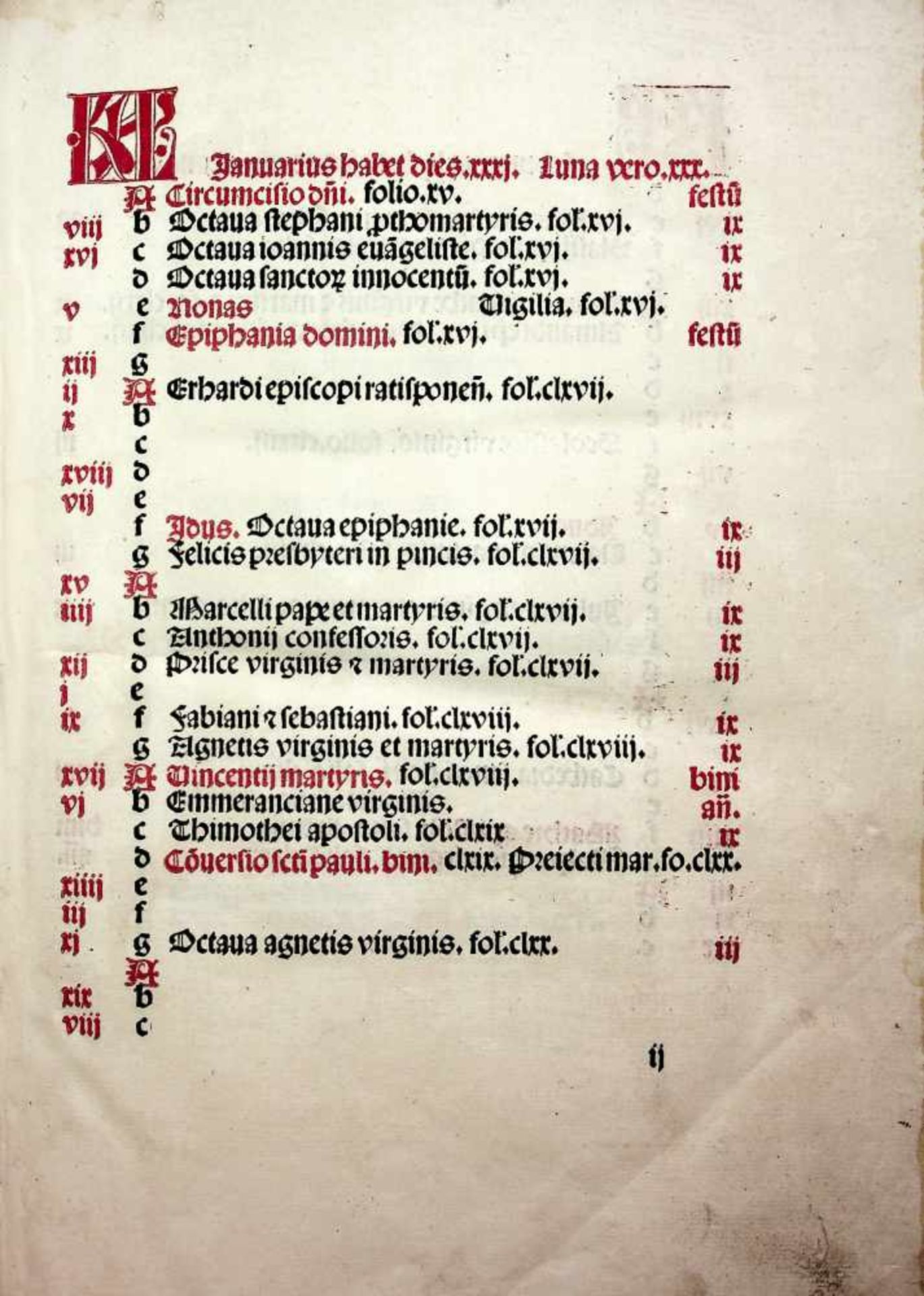 Missale secundum chorum Saltzeburgensem.Wien, Johann Winterburger, 17.VIII.1506. Fol. 12unn. Bll.,