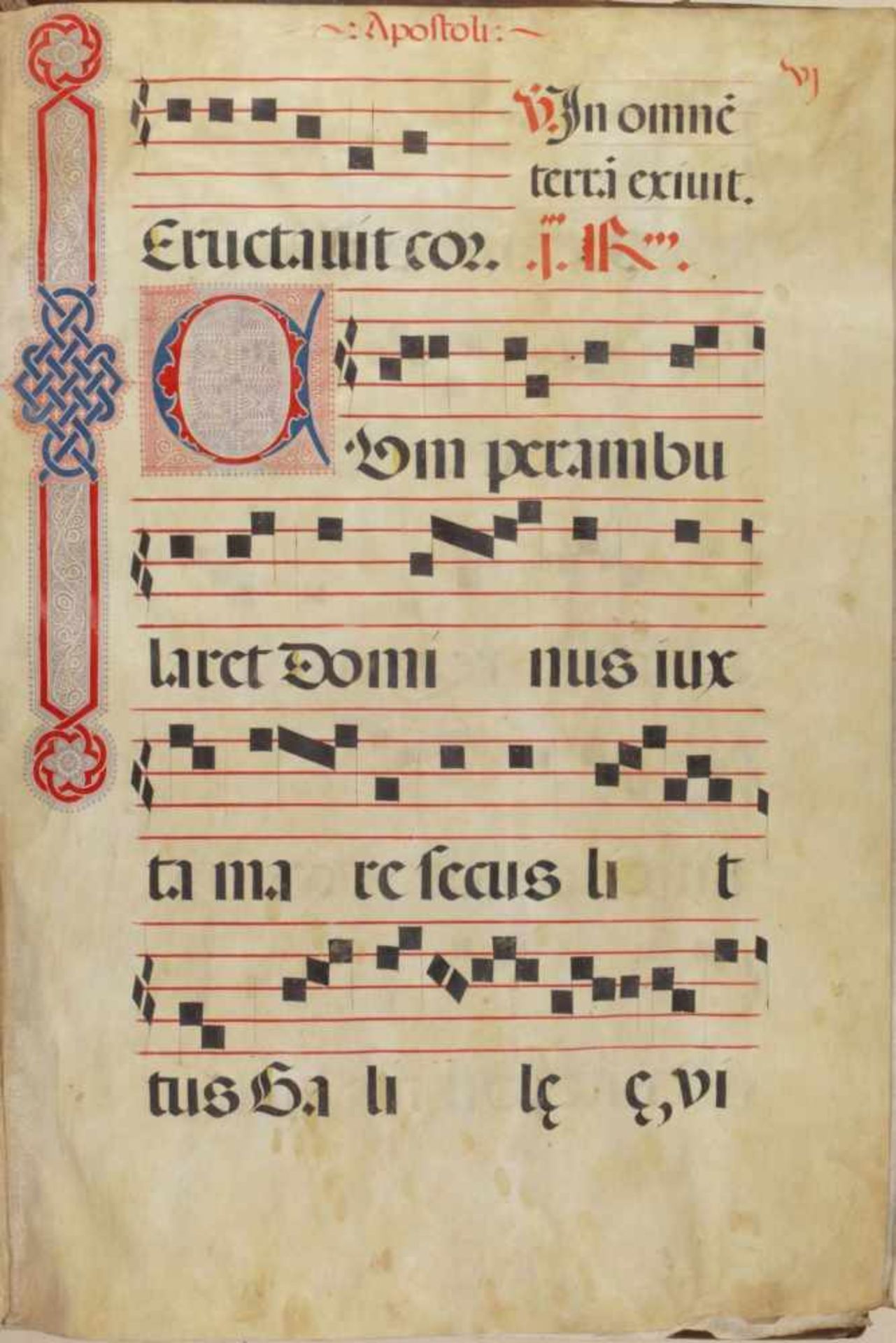 Antiphonar.2 Tle. in 1 Bd. Lateinische Handschriftauf Pergament. Spanien (Avila?) um 1520 bzw. um