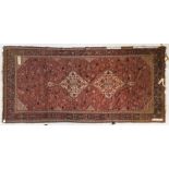 Rug from north-western Persia, Kurdistan or Shiraz, woven by ArmeniansRug from north-western Persia,