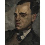 Isidore Van Mens (1890-1985) Portrait of a man, 1931 (Possibly Federico Garcia Lorca)Oil on