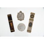 Lot of objets de vertuIncludes a tortoise shell and pomponne brass needle case, an ivory and