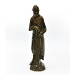 Templar knightBronze sculpture with golden-brown patina. 26.5 x 6.5 x 5.5 cm