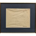 Georges Creten (1887-1966)Female nudePencil on paper. Signed at lower right. FramedProvenance: