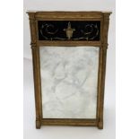 Trumeau mirrorGlass, carved giltwood, and weathered mirror. 112 x 67.5 cm