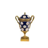 Sevres, Louis XVI eraPotpourri vase aka "goblet vase for mounting", ca. 1778Porcelain with blue