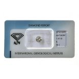 Sealed diamond 1.01 ct SI2. L, slight fluorescence. IGI certificate n° 371916303. 2019. Jewels