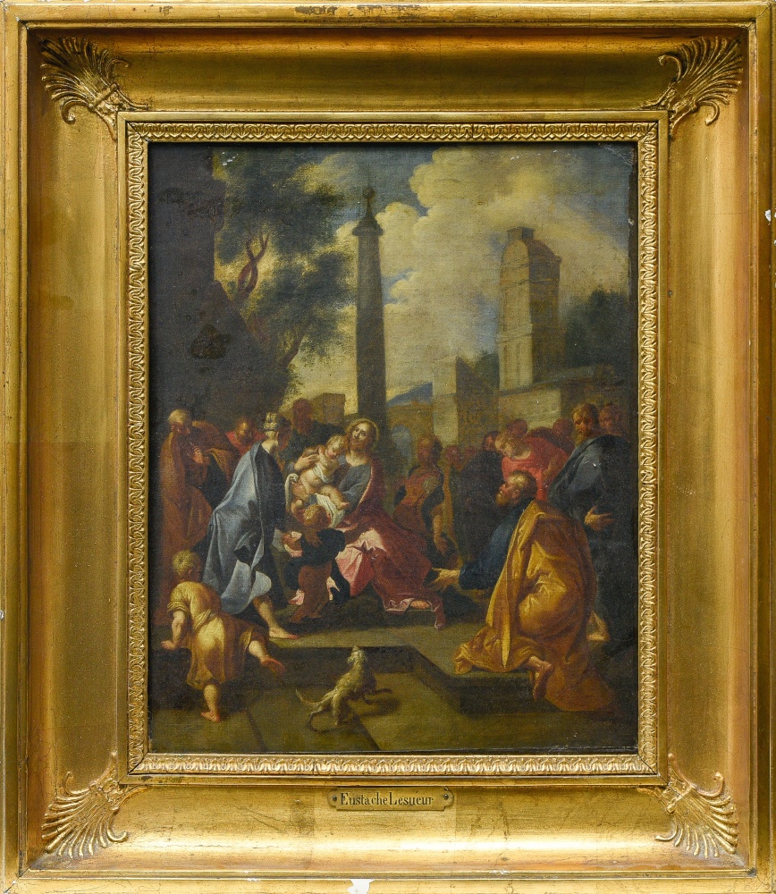 17th century French school. Eustache Le SUEUR (1617-1655), His circle. Presentation of Jesus at - Image 2 of 3