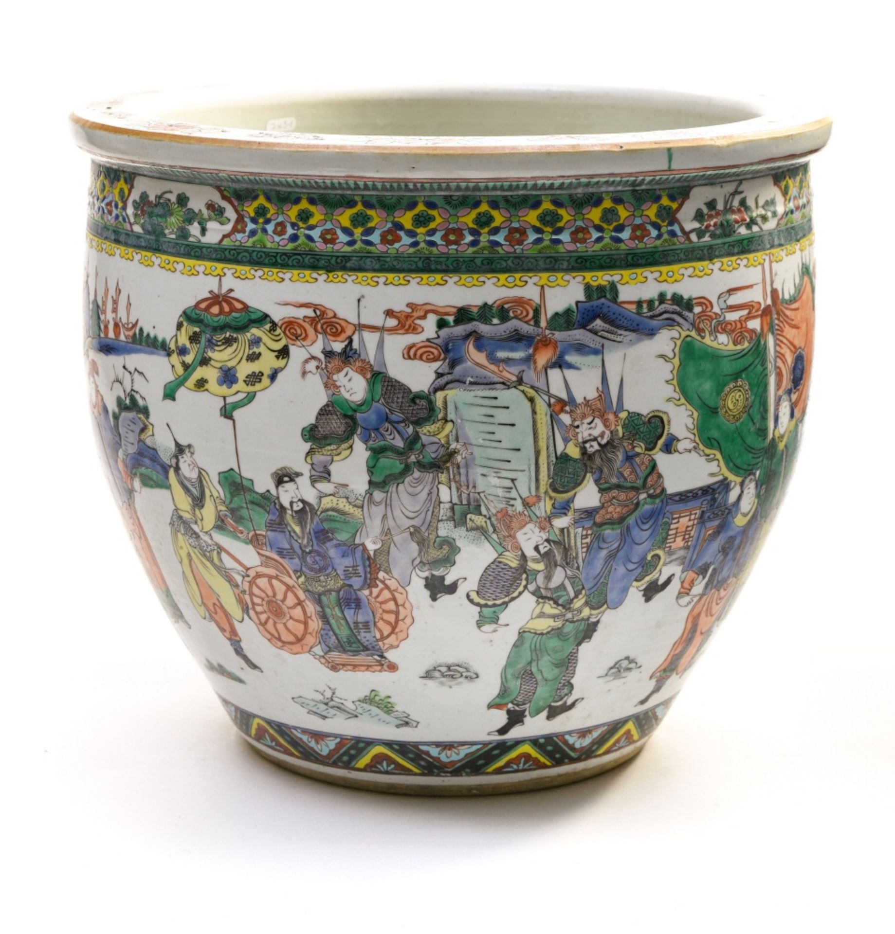 China, late 19th century, early 20th century Famille Verte planter or aquarium, Porcelain decorated - Image 2 of 7