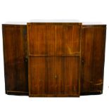 Pierre CHAREAU (1883-1950) Storage cabinet, ca. 1922-1923, Rosewood, four doors with the centre