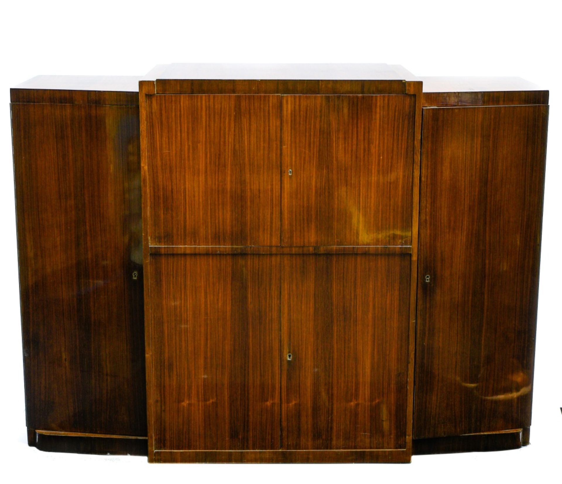 Pierre CHAREAU (1883-1950) Storage cabinet, ca. 1922-1923, Rosewood, four doors with the centre