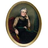 Charles Joseph WATELET (1867-1954) Portrait of Madame Rachel Vanderspek, 1938, Oil on canvas, signed