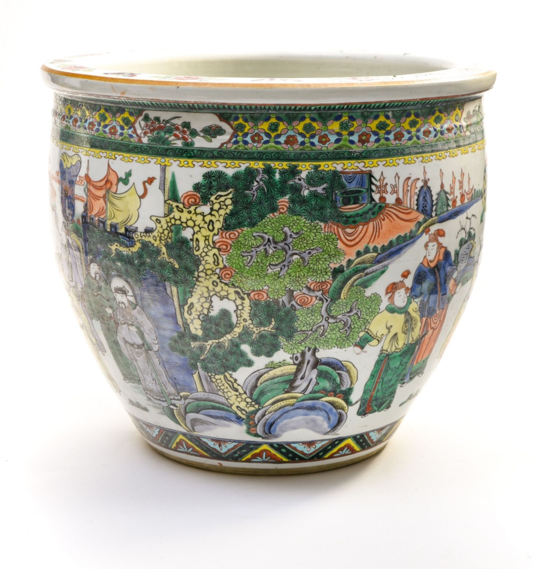 China, late 19th century, early 20th century Famille Verte planter or aquarium, Porcelain decorated - Image 6 of 7