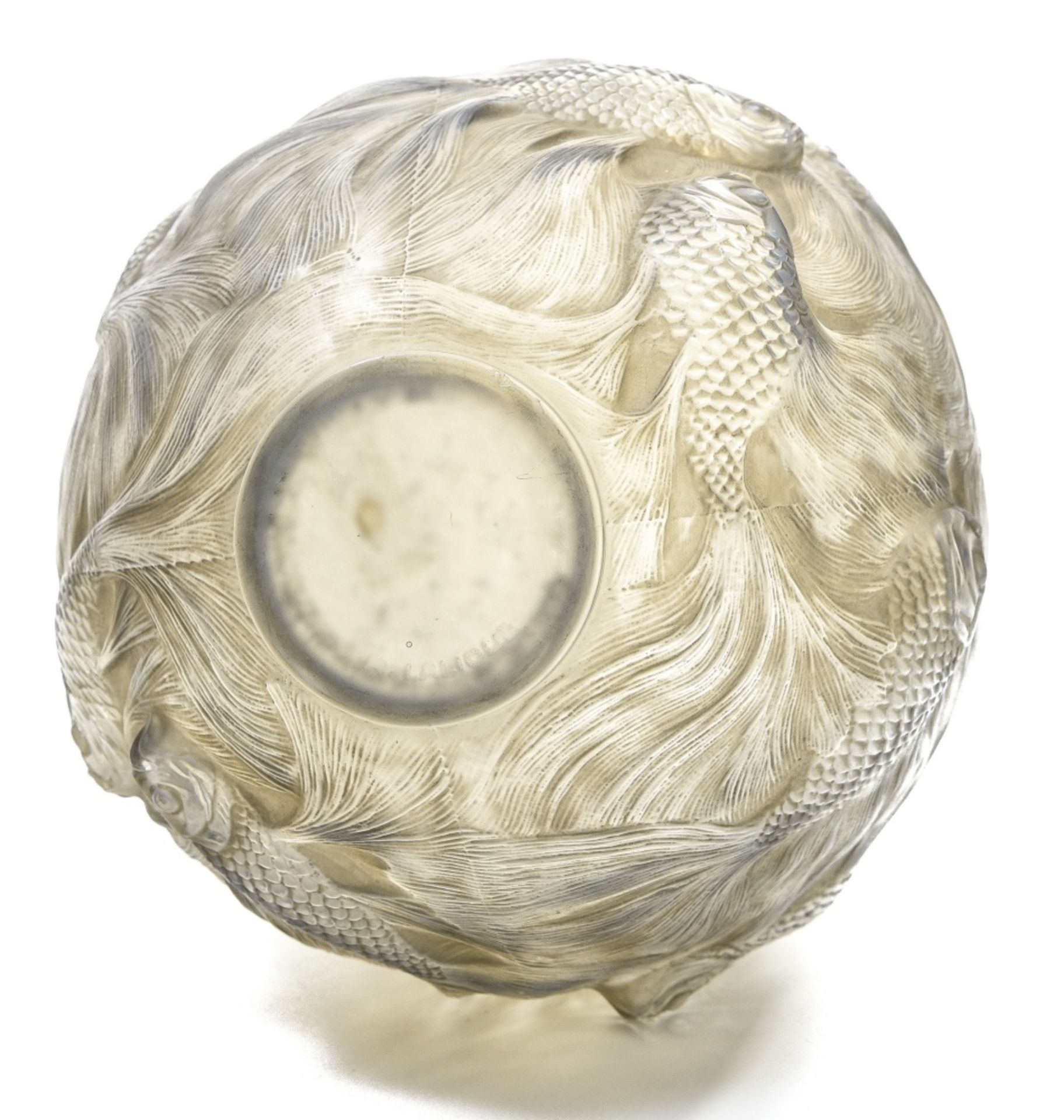 RenŽ LALIQUE (1860-1945) Formose vase, model created in 1924, discontinued after 1947, White - Image 2 of 2