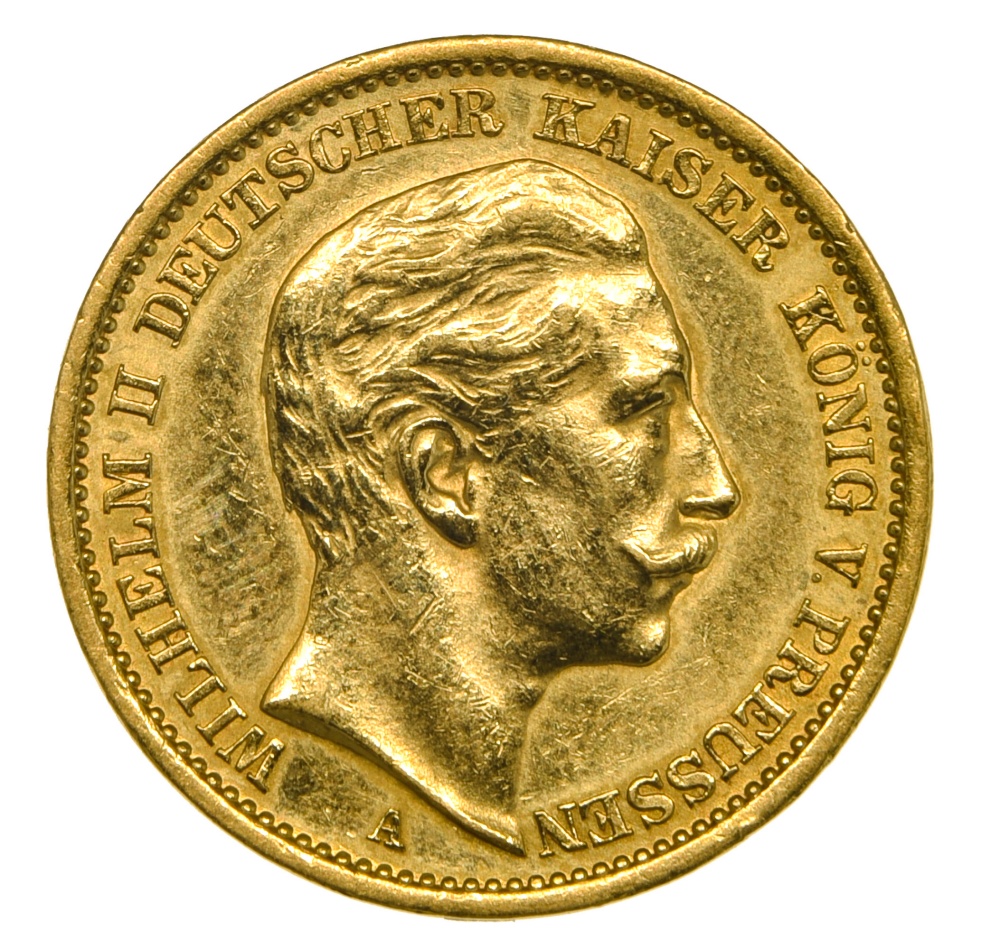 Germany, Prussia Wilhelm II (1888-1918), 20 Mark, 7.95g, 1906 A, Berlin (Fr.3831; KM.521). - Image 2 of 3