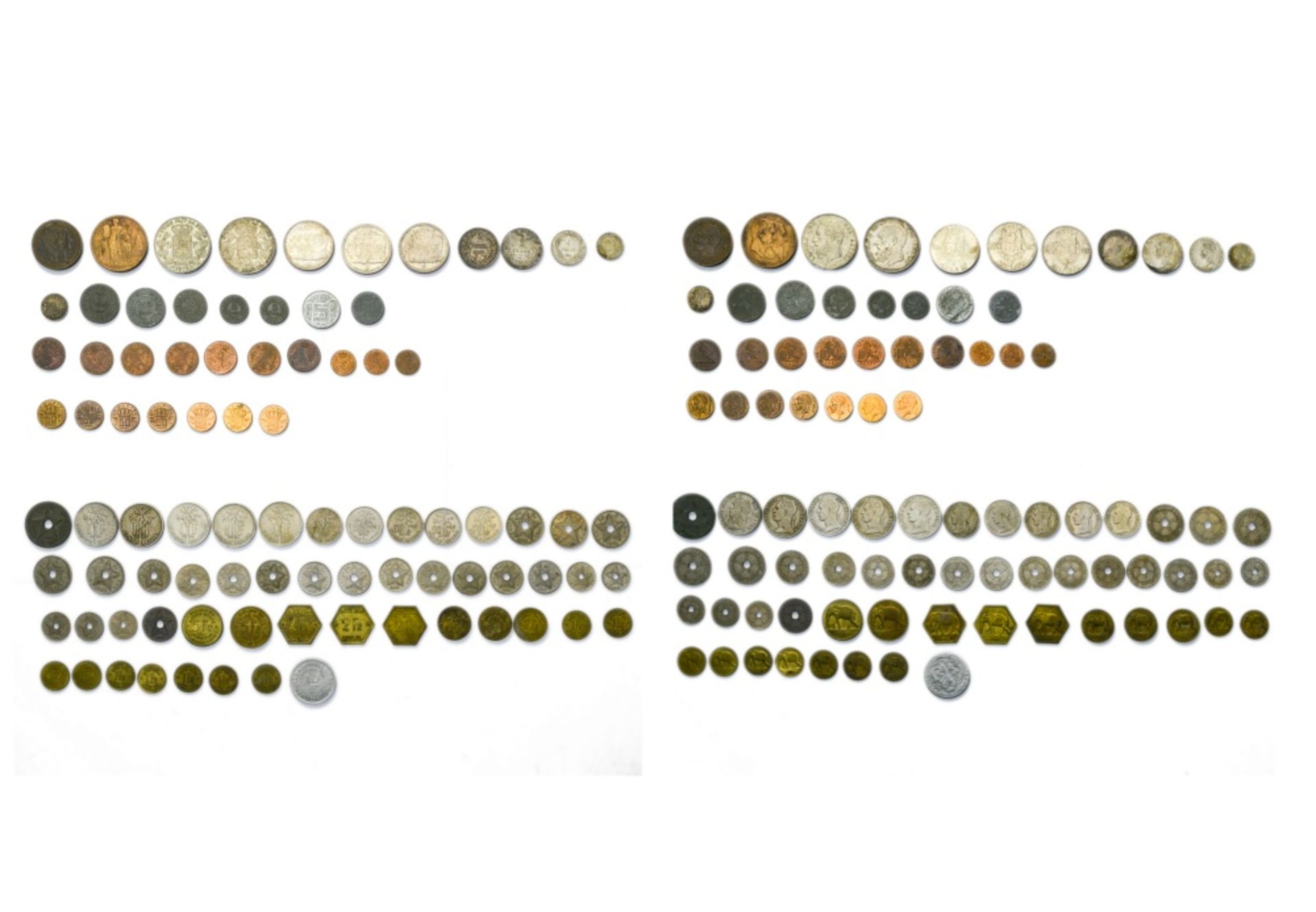 Belgium and Congo mixed lot 19-20th Centuries, including Belgium, 100 Francs (3), 1949 FR (2),