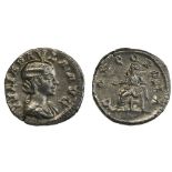 Rome Julia Paula, first wife of Elagabal (219-220), Denarius, 3.41g, Rome, draped bust right, rev.