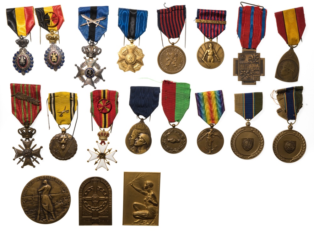 Belgium Family Denuit's group of medals and orders, including Order of Leopold II, knight's cross - Image 2 of 2