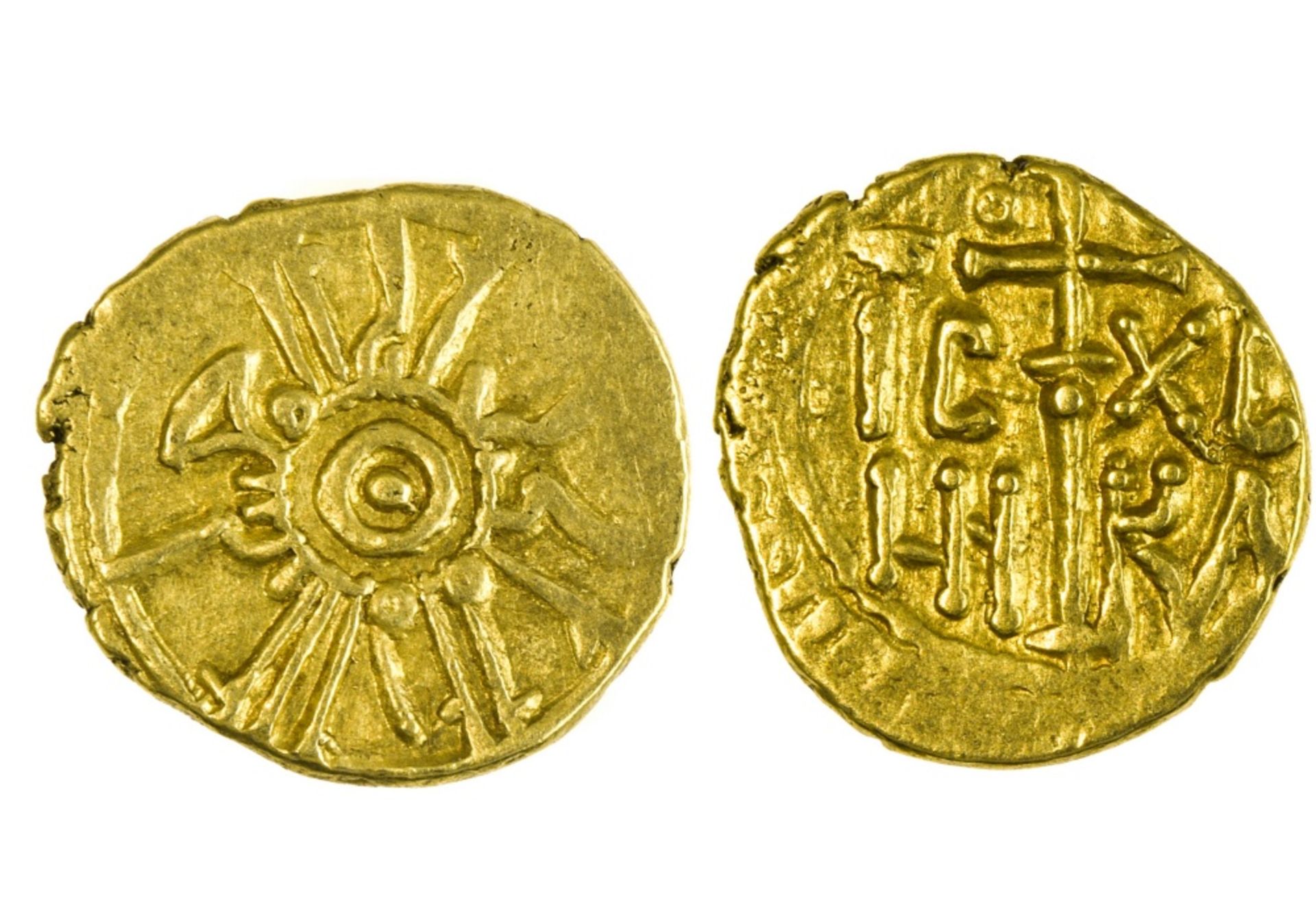 Italy, Sicily Ruggero II (1130-1154), Tari, 1.26g, 1140-1153, Messina or Palermo, pellet in