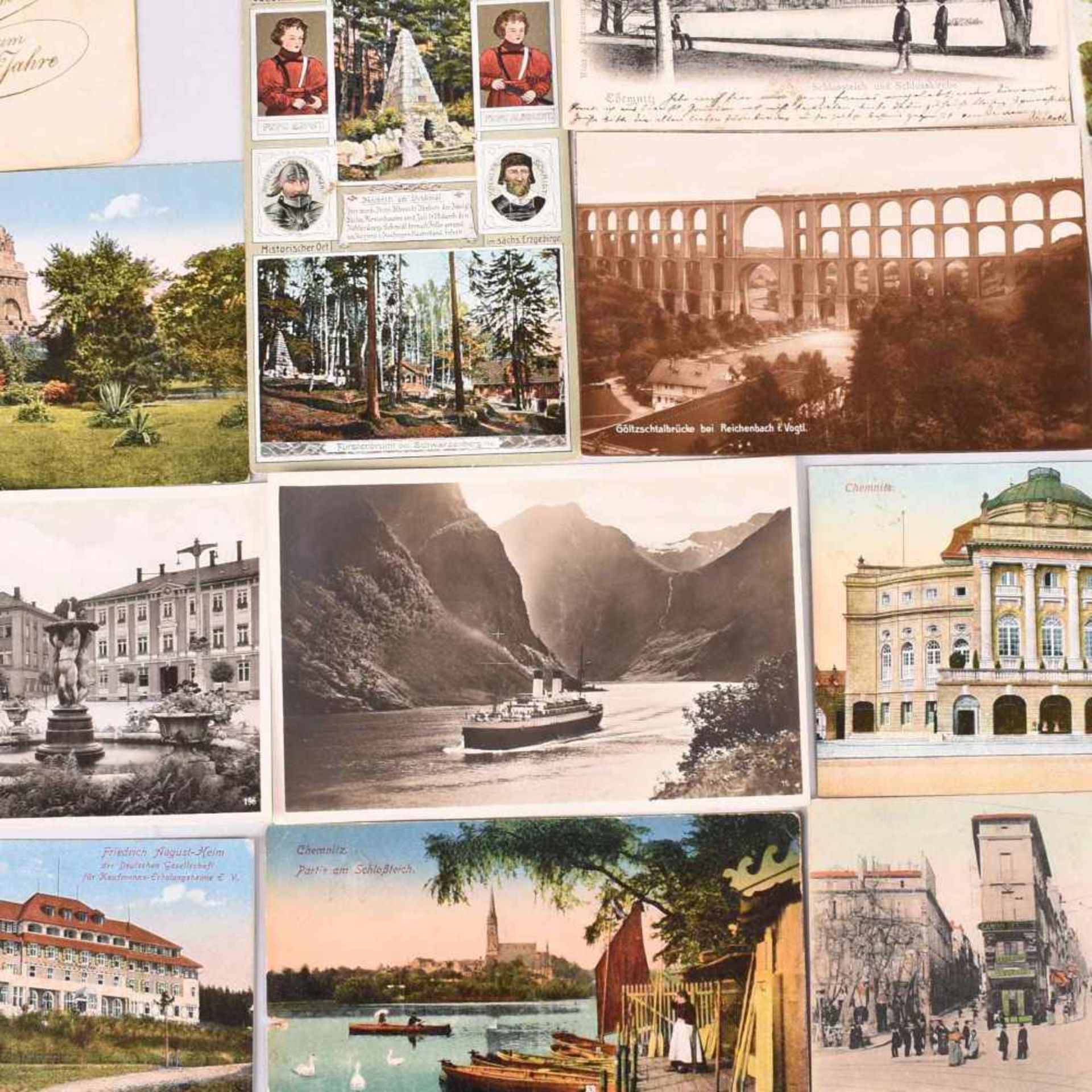 Konvolut Postkarten insg. wohl an die 100 Stück, meist vor 1945, dabei u.a. "Dresden - Zwinger", "