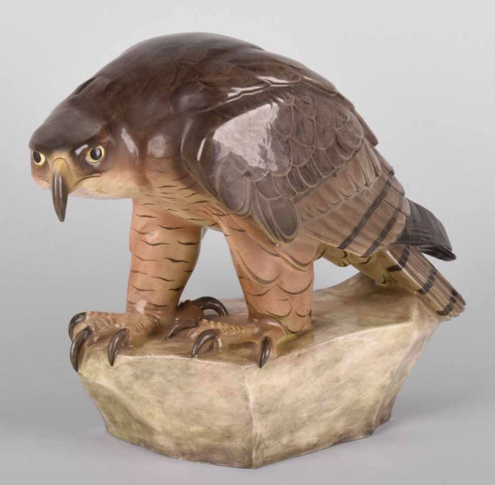 Große Vogelfigur Entwurf: Anton Puchegger 1913/14, Ausführung: Erste Wiener Terrakottafabrik und - Bild 2 aus 4