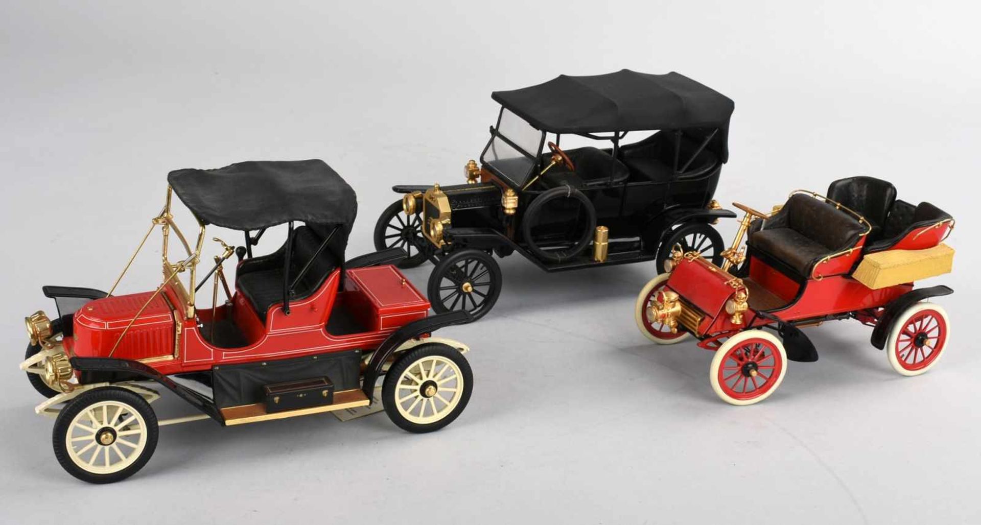 Drei Automodelle Kollektion Franklin Mint Precision Models, Oldtimermodell 2 x Ford Modell A Stanley - Bild 2 aus 2
