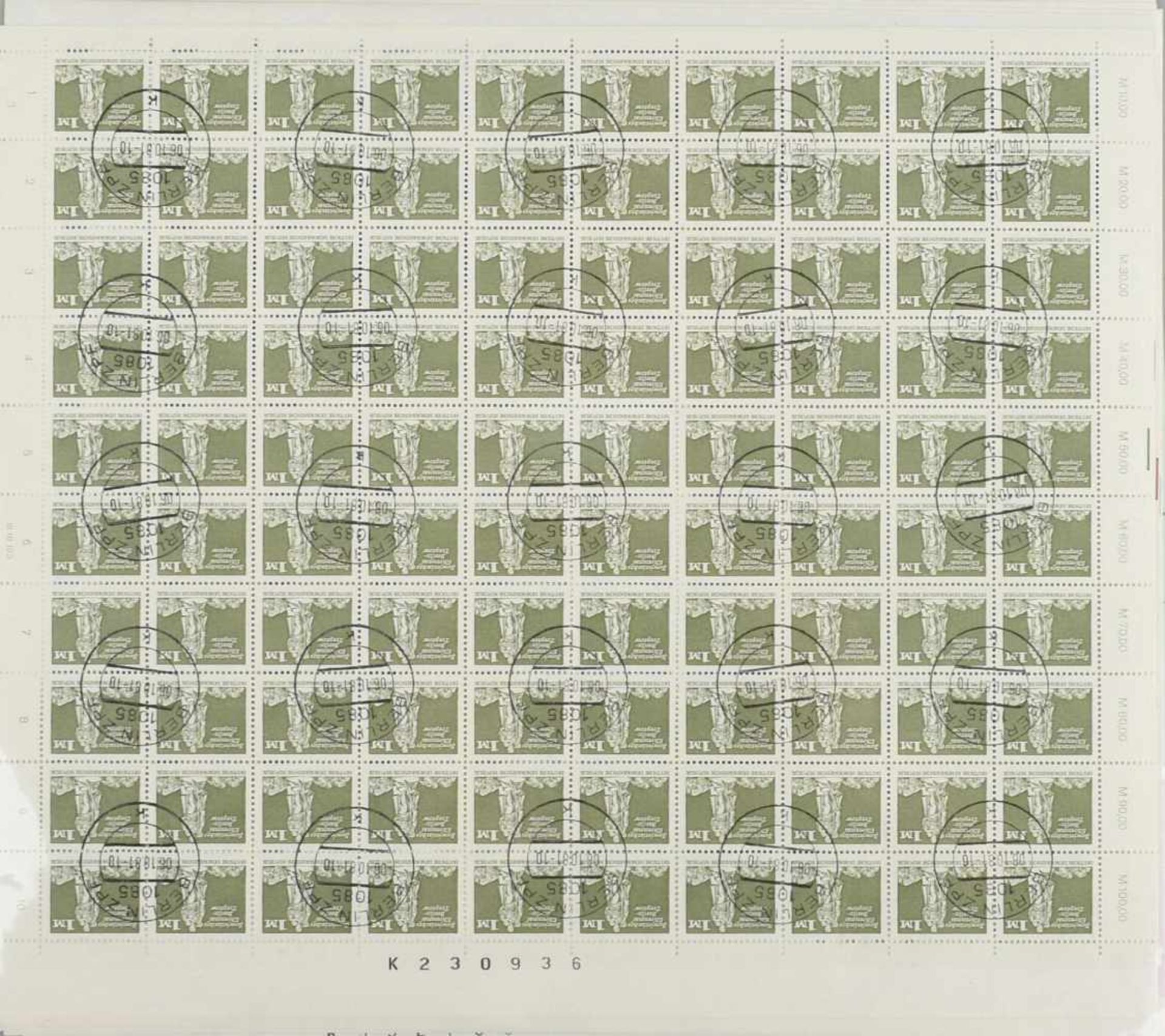 Großes Konvolut Briefmarken postfrisch und gestempelt, dabei u.a. 1 x Steckalbum DDR und - Bild 3 aus 3