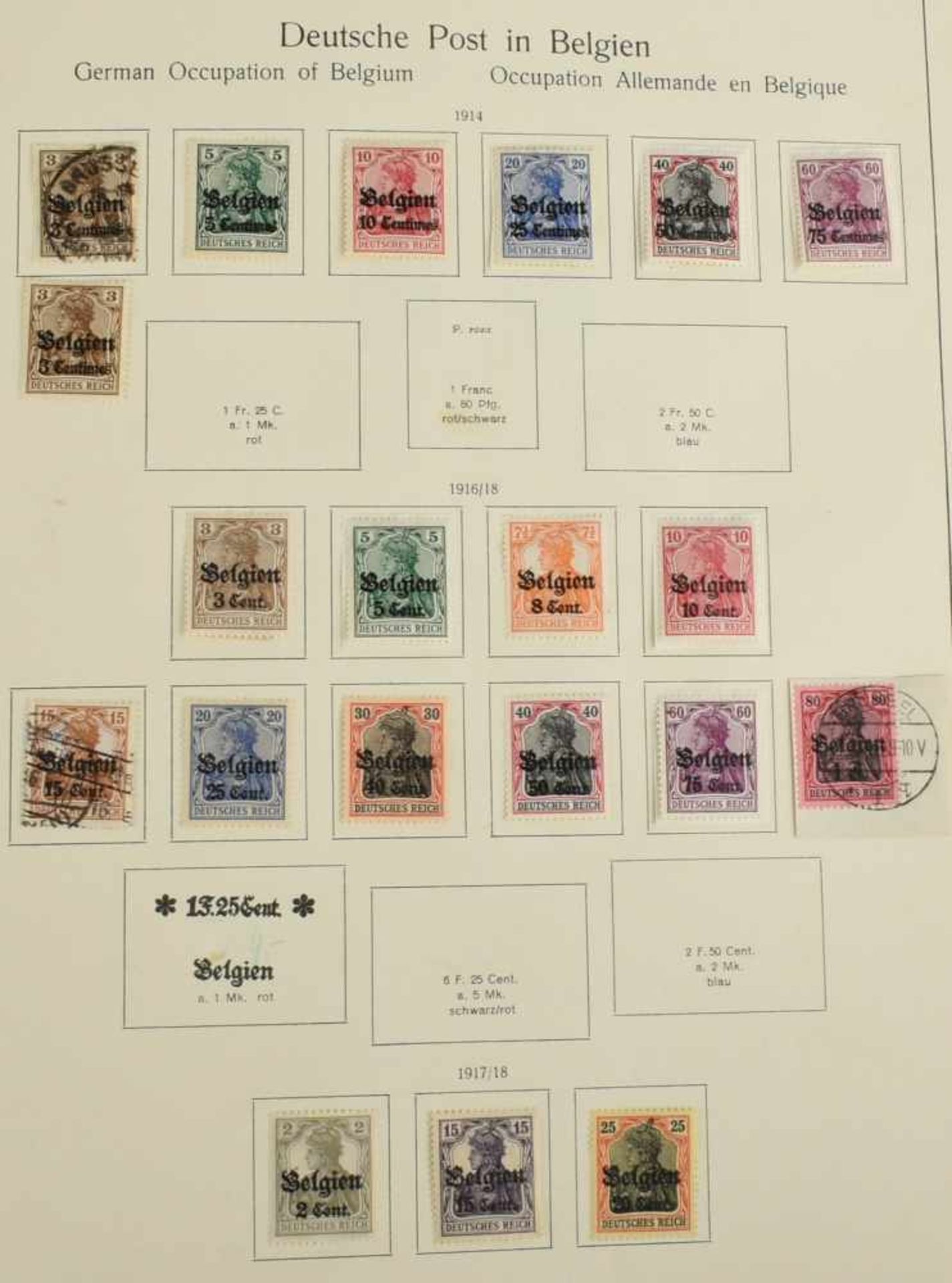 Briefmarken postfrisch (Falz) und gestempelt, dabei: Deutsches Reich, III. Reich, Böhmen und Mähren, - Bild 3 aus 4