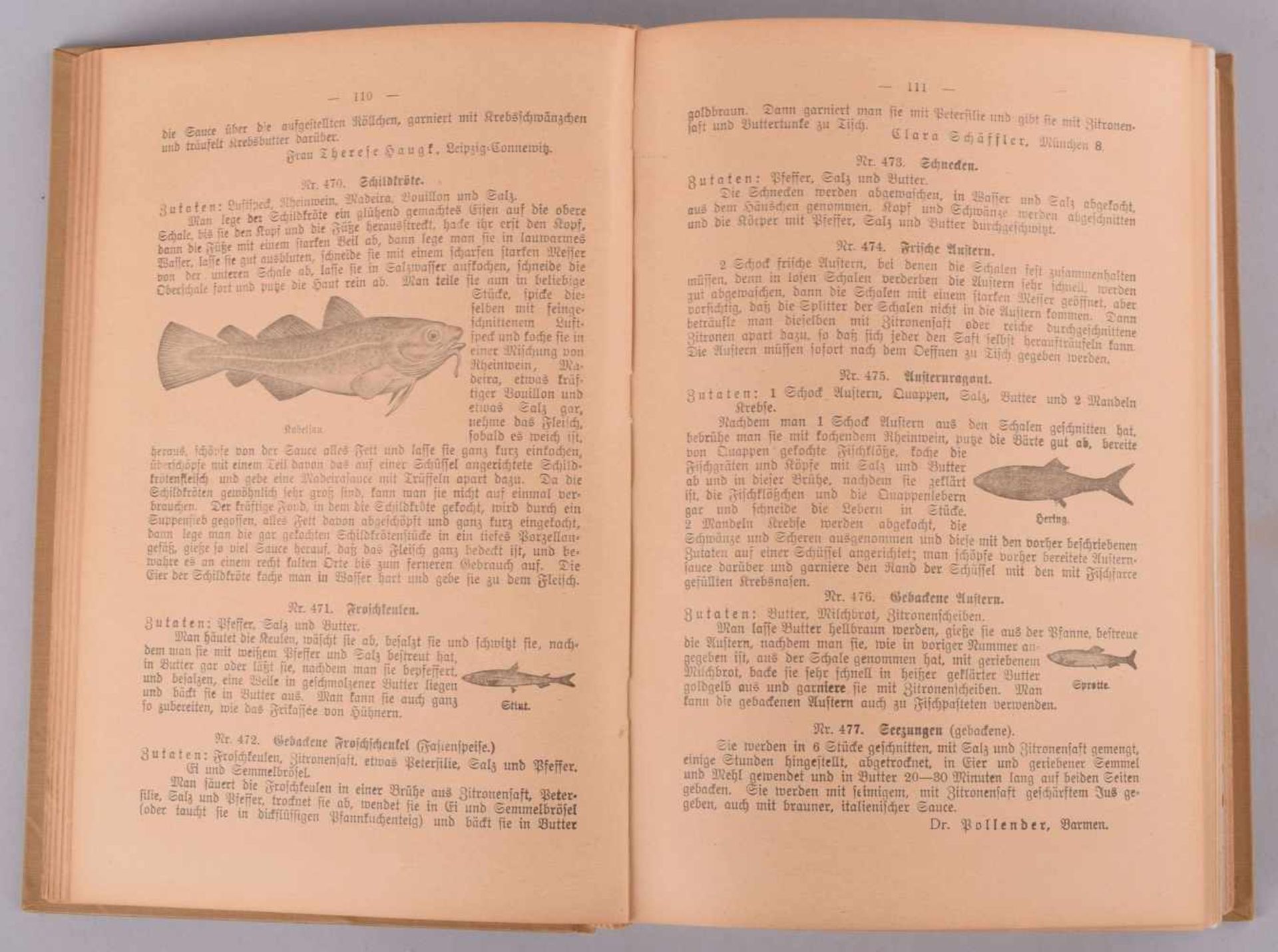 Historisches Kochbuch 1904 "Allgemeines illustriertes Kochbuch für die deutsche Küche von - Image 3 of 3