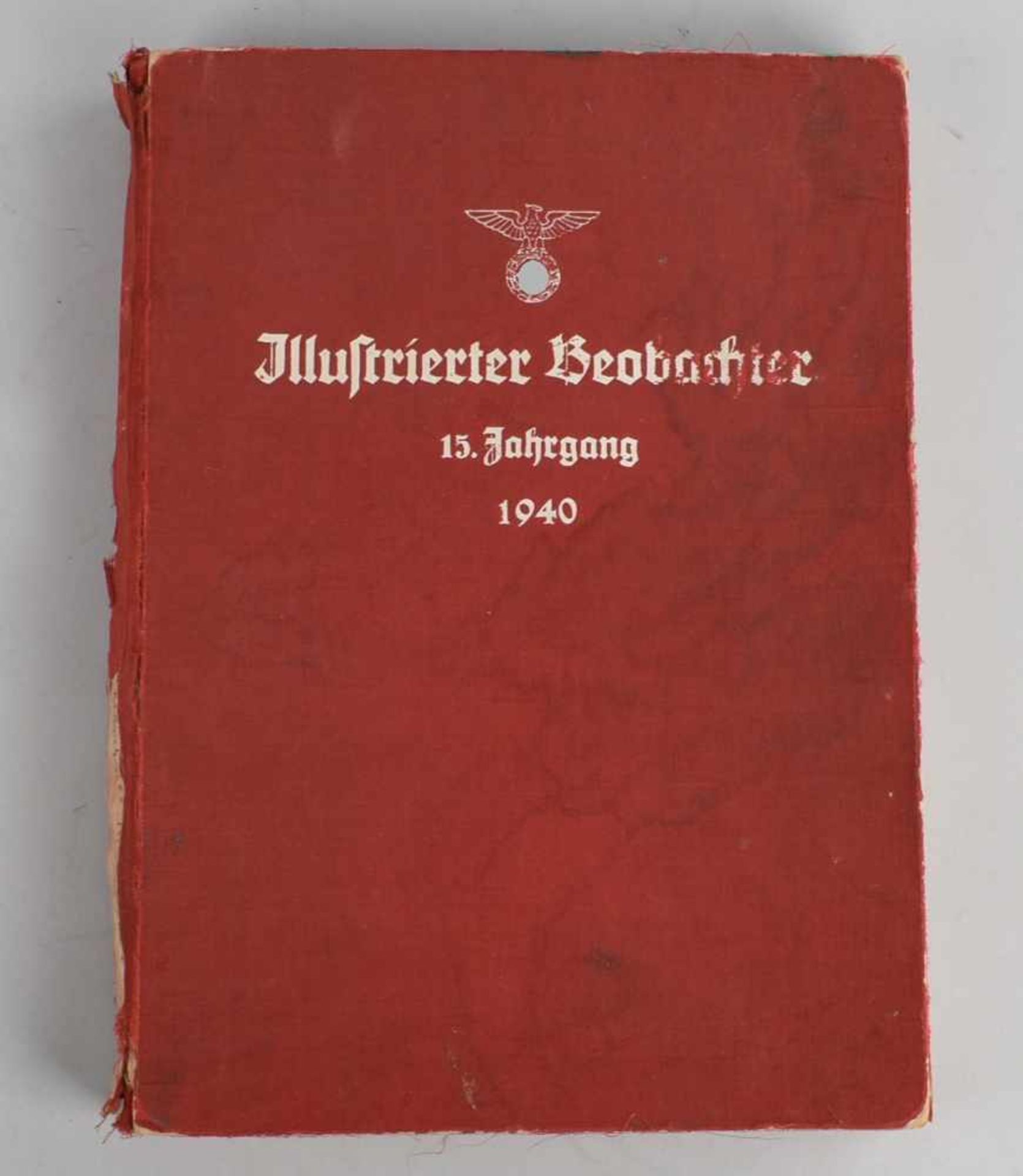 "Illustrierter Beobachter" gebundene Ausgabe des 15. Jahrgangs 1940, Beginn Folge 1, Seite 5 (Anfang - Bild 2 aus 3