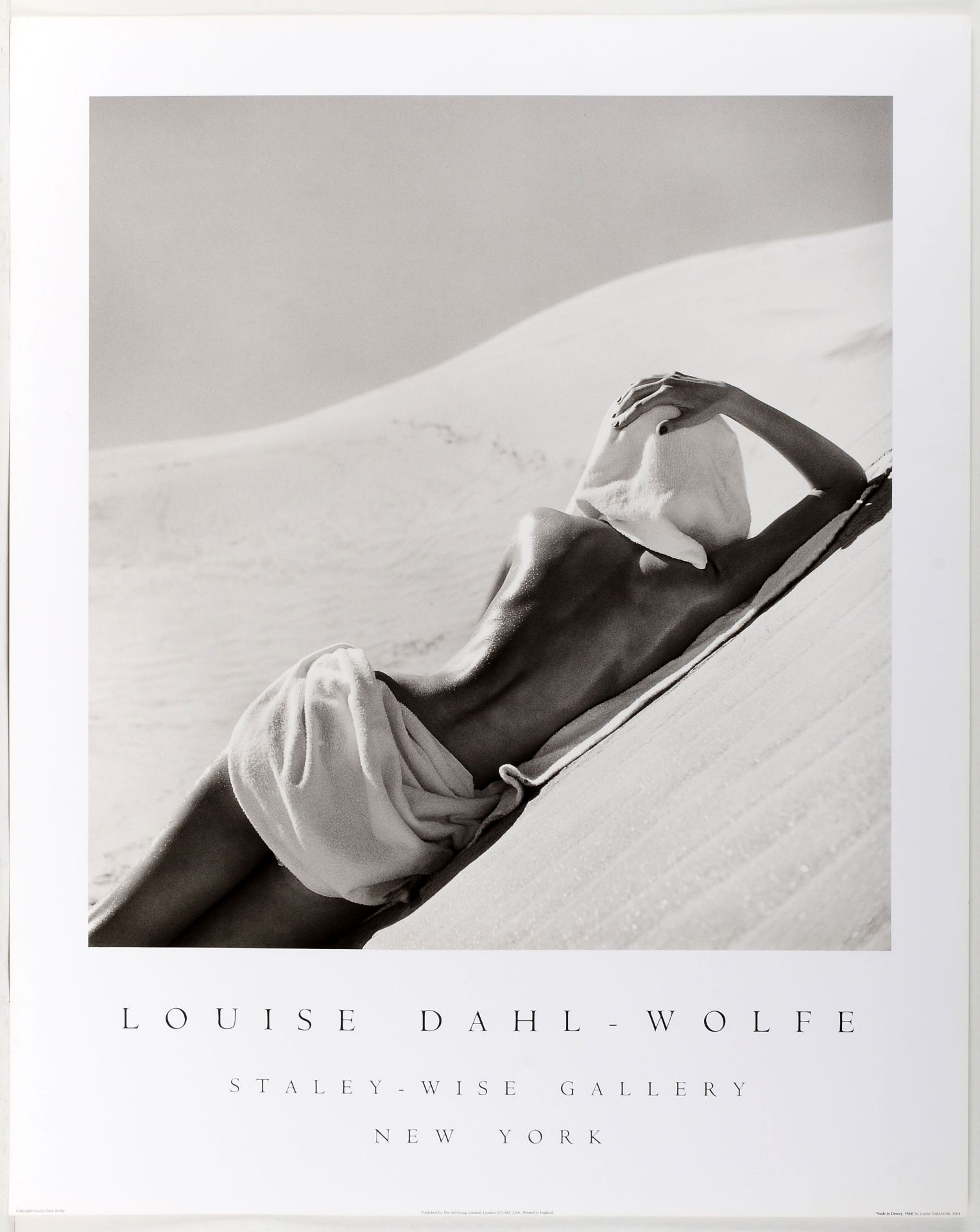 Dahl-Wolfe, Louise (1895 San Francisco - 1989 Allendale) 2 Fotoprints schwarz-weiß, Plakate der - Bild 3 aus 3