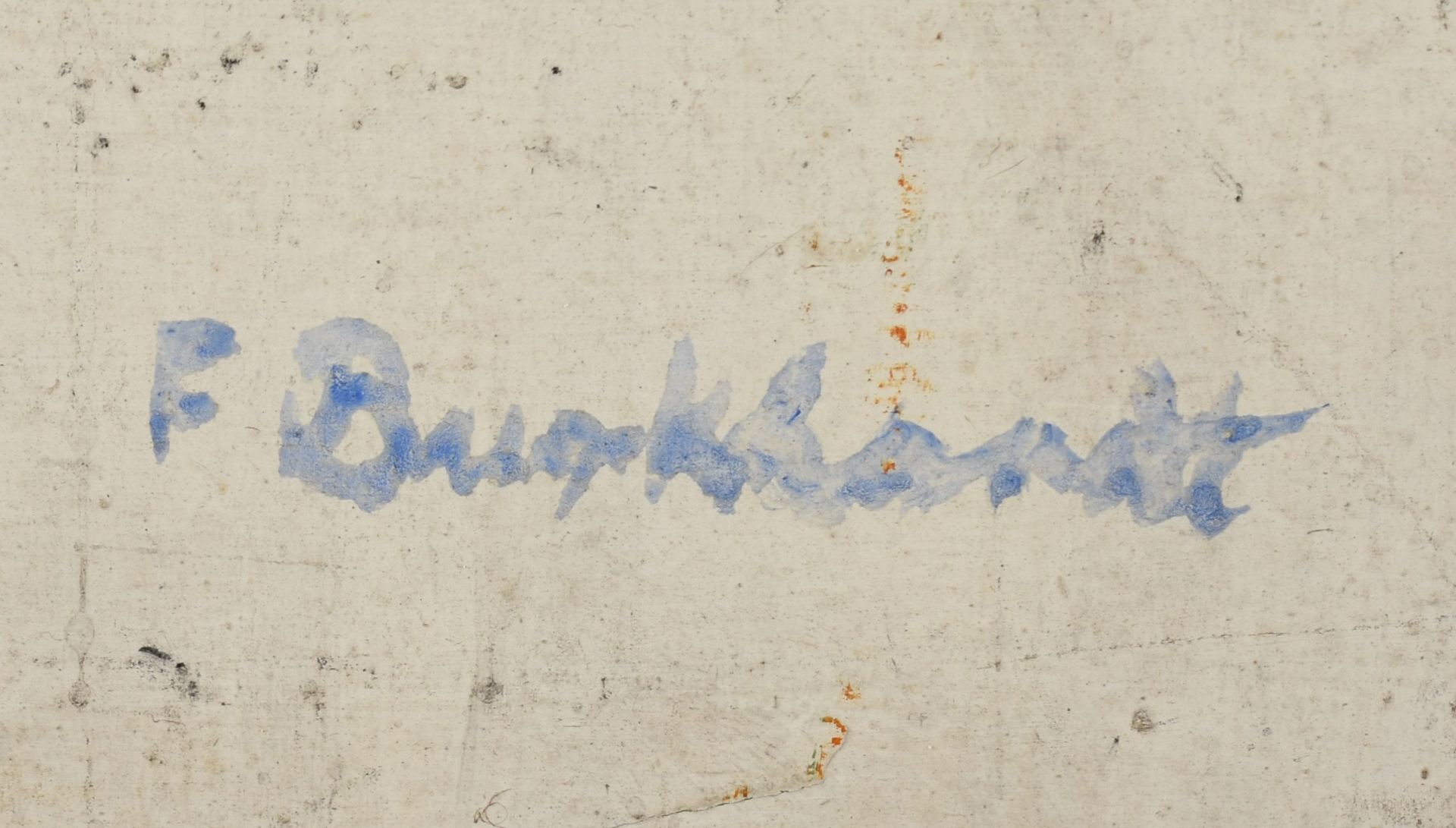 Burkhardt, Fritz (1900 Arnstein - 1983 München) Öl/Hartfaser, drei Damen in Dessous, unten signiert, - Bild 4 aus 4