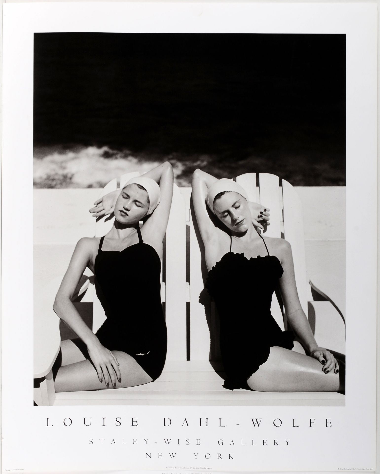 Dahl-Wolfe, Louise (1895 San Francisco - 1989 Allendale) 2 Fotoprints schwarz-weiß, Plakate der - Bild 2 aus 3