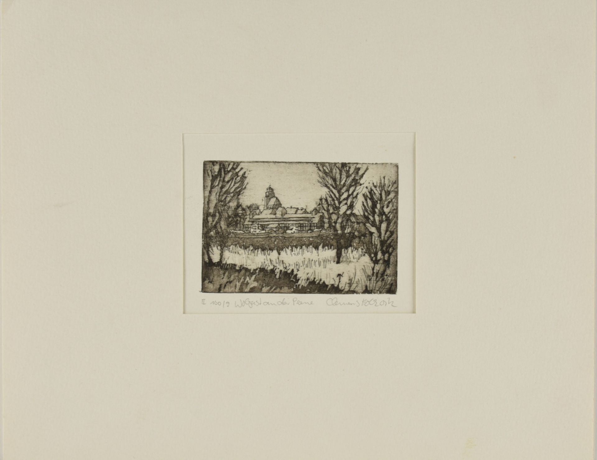 Clarke, Graham (1941 England - ) 2 Farbradierungen, "Rush Hour" und "Flora Bunchy", 2 x Ansichten - Bild 2 aus 6