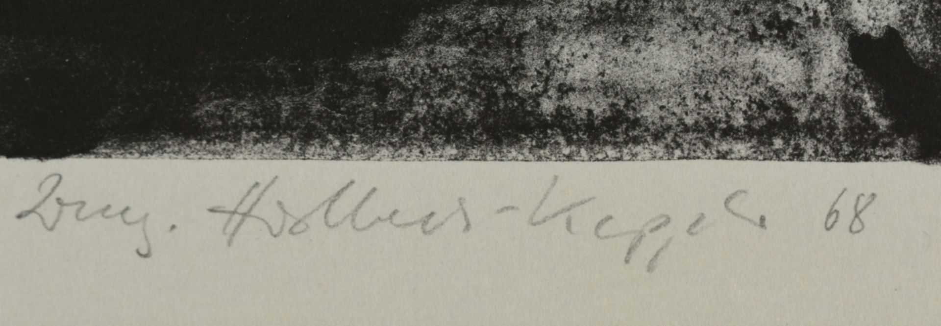 Horlbeck-Kappler, Irmgard (1925 Leipzig - 2016 ebd.) Lithografie auf hellgrauem dünnen Papier, - Bild 4 aus 4