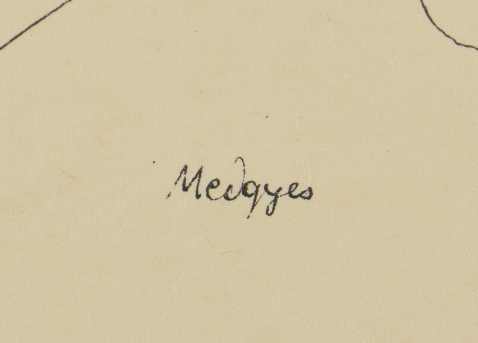 Medgyes, Làszlo (1892 Budapest - ) Lithografie, Frauenbildnis, aus dem Mappenwerk "Die - Bild 3 aus 3