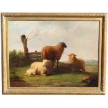 Tony Marin 1866 American Bucolic Landscape w Sheep