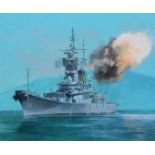 Charles J Lundgren (1911 - 1988) "USS New Jersey"