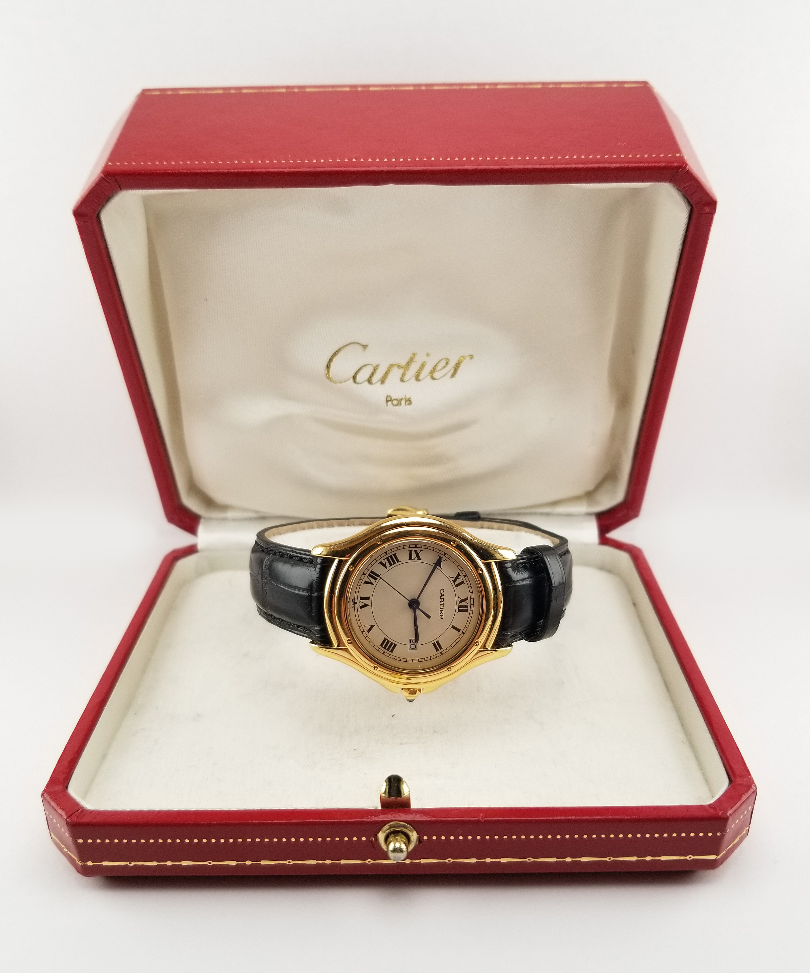 Cartier Cougar 18K Watch Model 887904C - Image 6 of 6