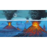 Dean Ellis (1920 - 2009) "Undersea Volcanoes #1"