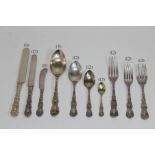 110 Pc Gorham Chrysanthemum Sterling Flatware Set