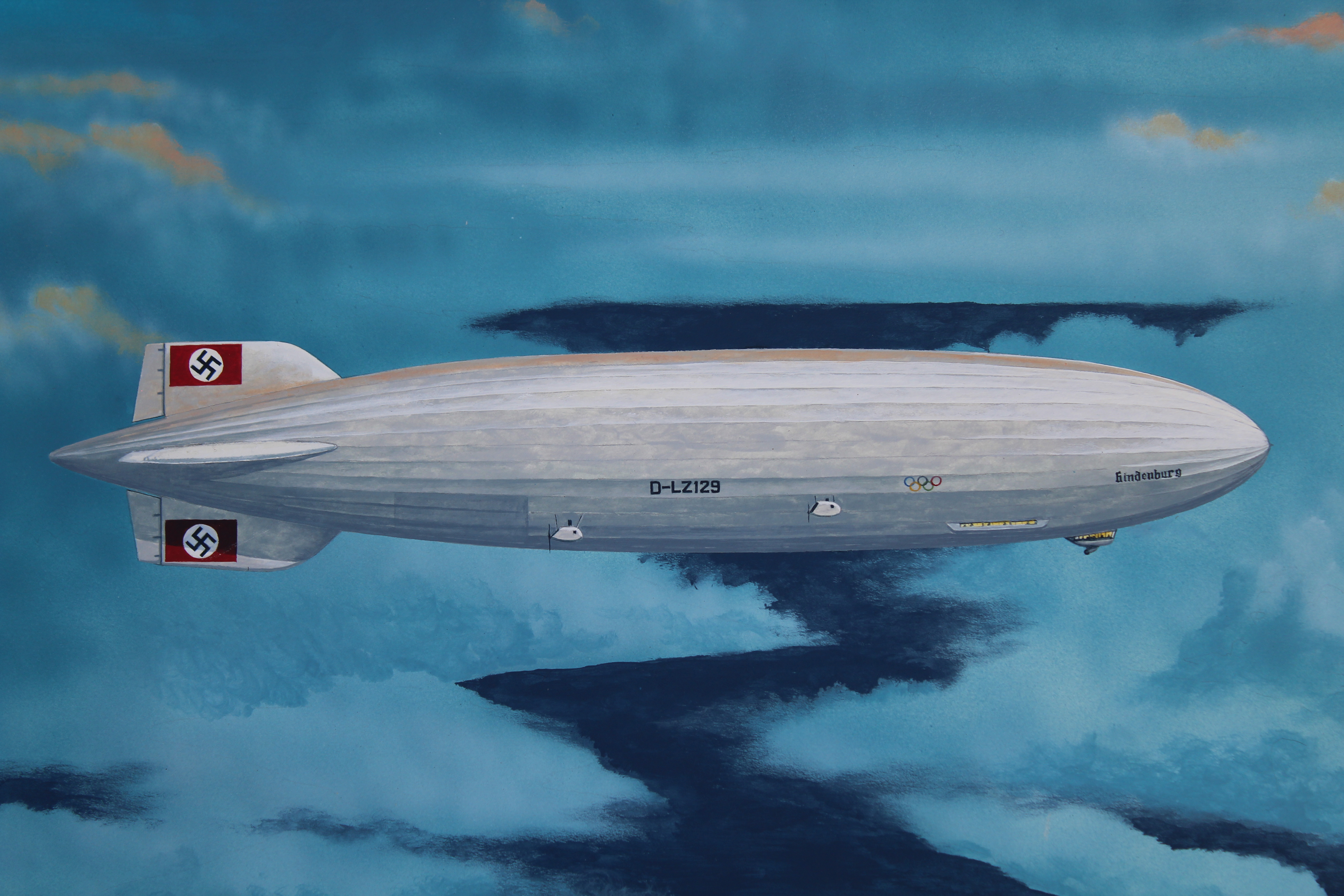 Steve Ferguson (B. 1946) "1936 - Hindenburg" - Image 2 of 5