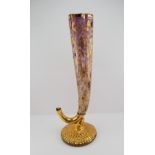 Vintage Gilt Bud Vase