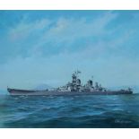 Charles J Lundgren (1911 - 1988) "U.S.S. Missouri"