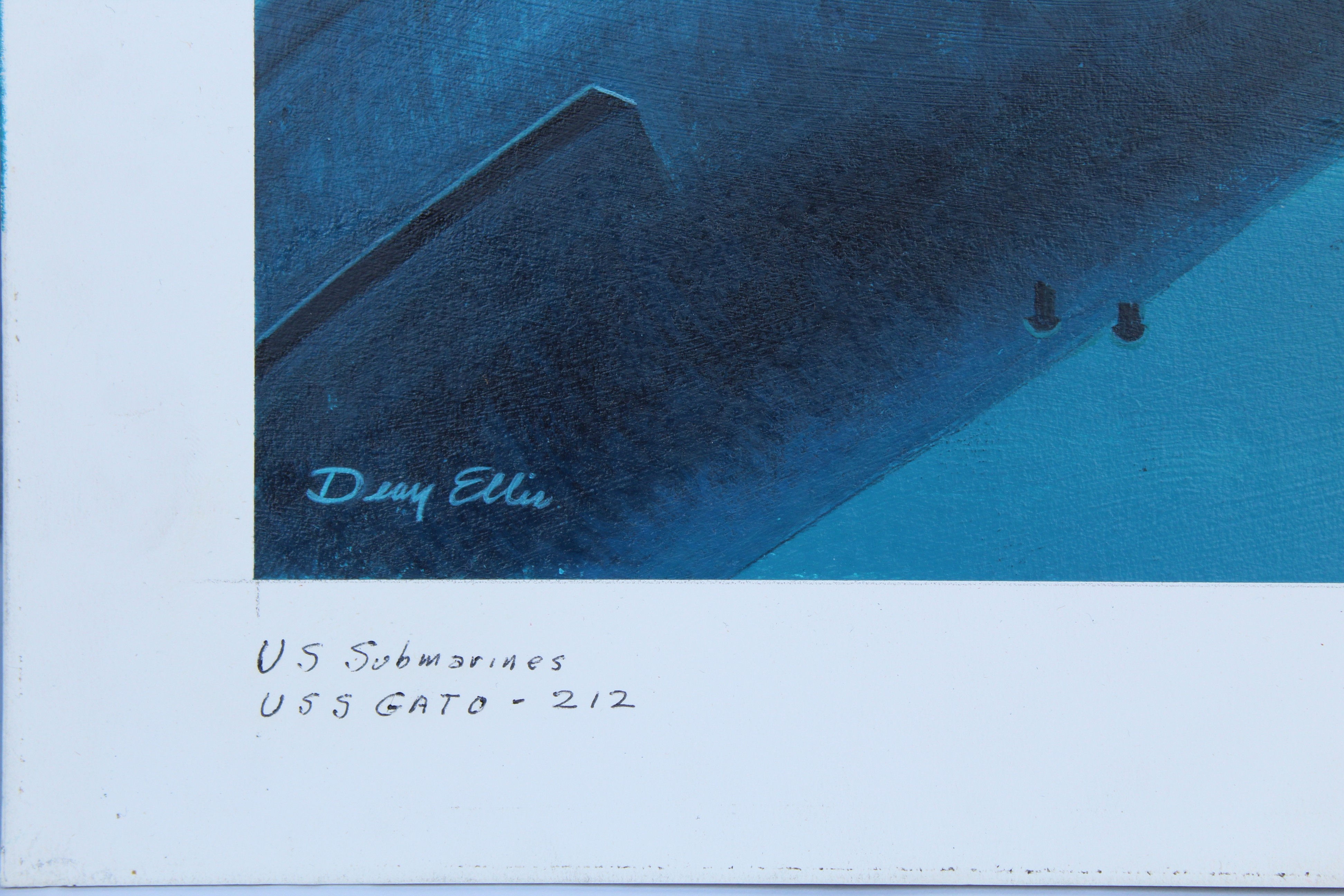 Dean Ellis (1920 - 2009) "Gato Class Submarine" - Image 3 of 5