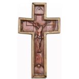 Antique Carved Wooden Russian Crucifix