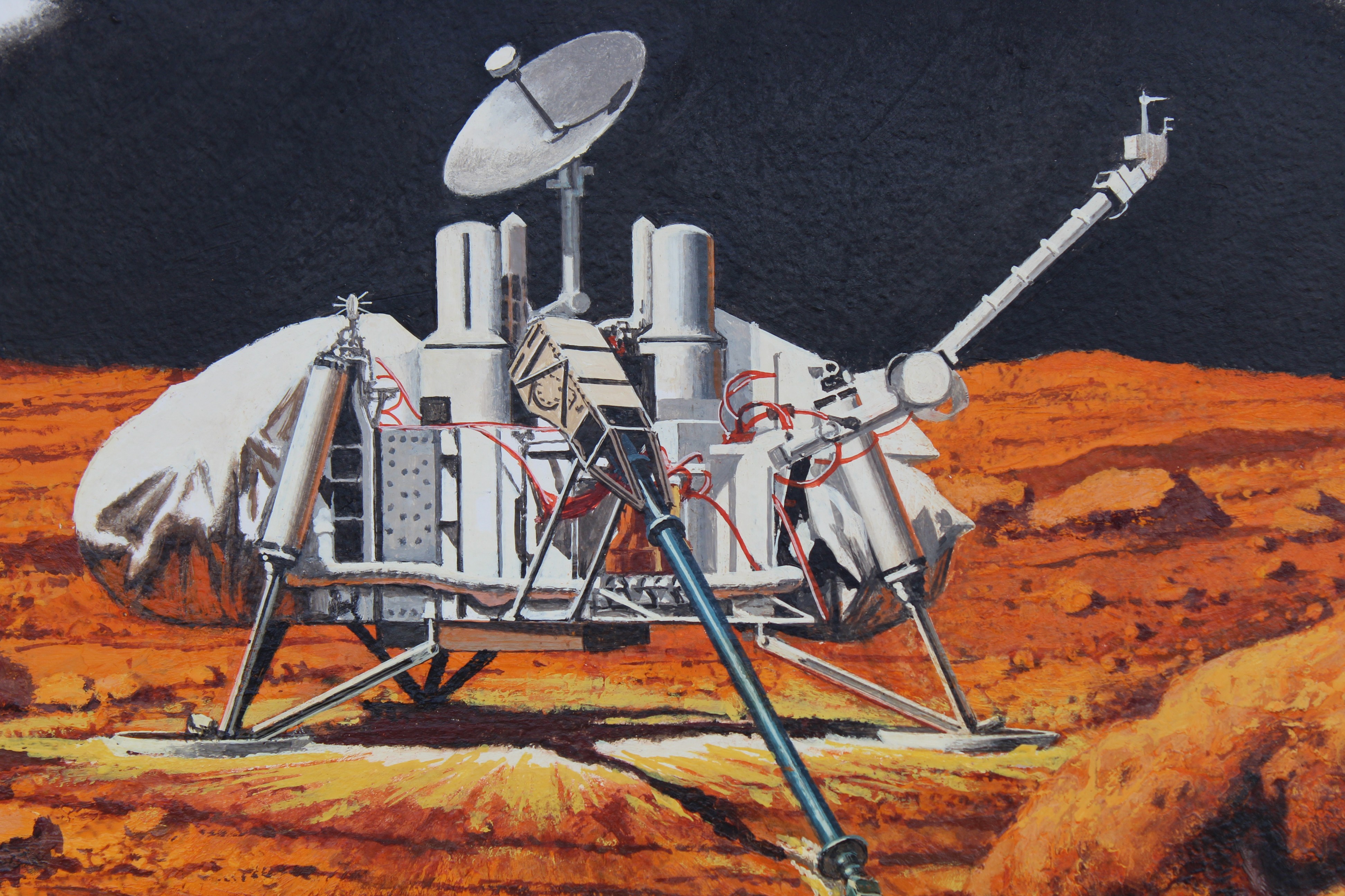 Harry Schaare (1922 - 2008) "Mars Landing" - Image 2 of 5