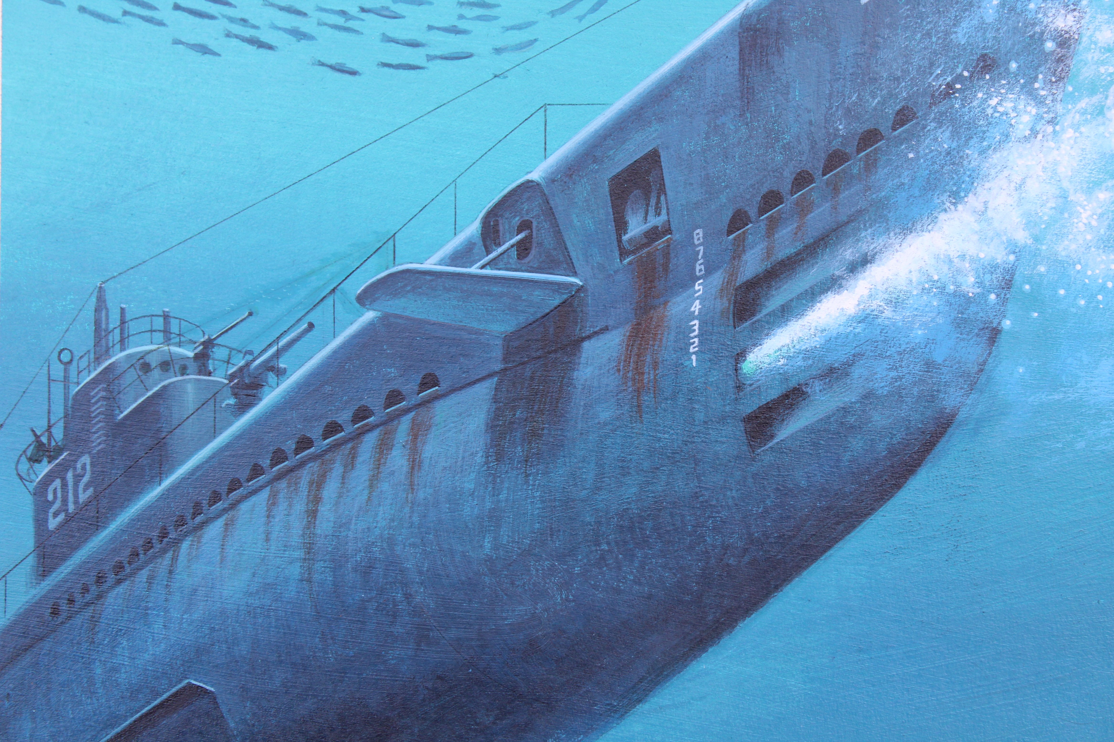 Dean Ellis (1920 - 2009) "Gato Class Submarine" - Image 2 of 5