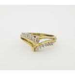 10K Gold Diamond Ring